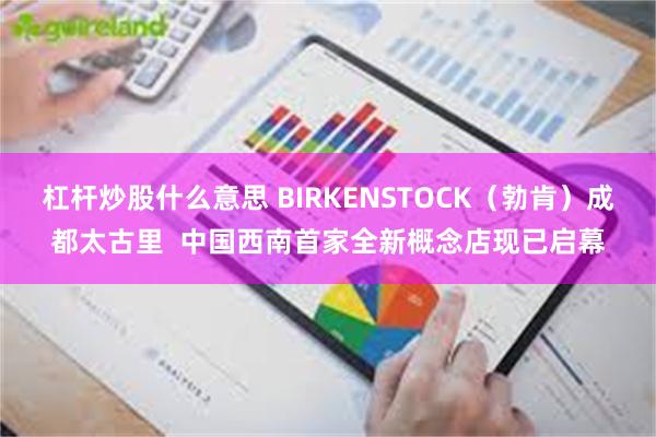 杠杆炒股什么意思 BIRKENSTOCK（勃肯）成都太古里  中国西南首家全新概念店现已启幕