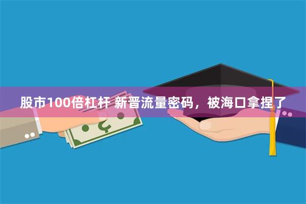 股市100倍杠杆 新晋流量密码，被海口拿捏了