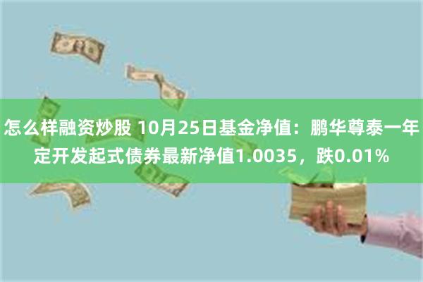 怎么样融资炒股 10月25日基金净值：鹏华尊泰一年定开发起式